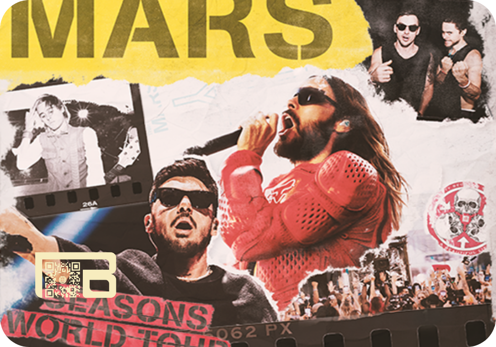 کنسرت THIRTY SECONDS TO MARS در استانبول | پاییز 1403